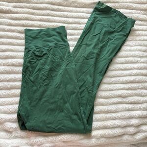 Women’s Boot Cut & Flare Pants in Forest Green